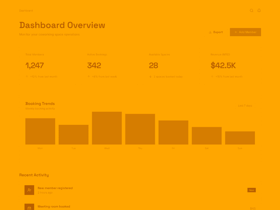 Pencil – Design on canvas. Land in code.